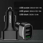3 USB Ports Fast Charge Car Charger, QIAKEY GT680, QIAKEY GT780