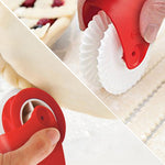 Baking Tools Pasta Cutting Wheel Hemming Wheel Manual Noodle Cutter Roller Knife Creative Kitchen Gadgets