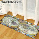 World Map Carpets Rug Bedroom Kids Baby Play Crawling Mat Memory Foam Area Rugs Carpet, 40x60cm, 40x120cm, 60x90cm, 60x180cm