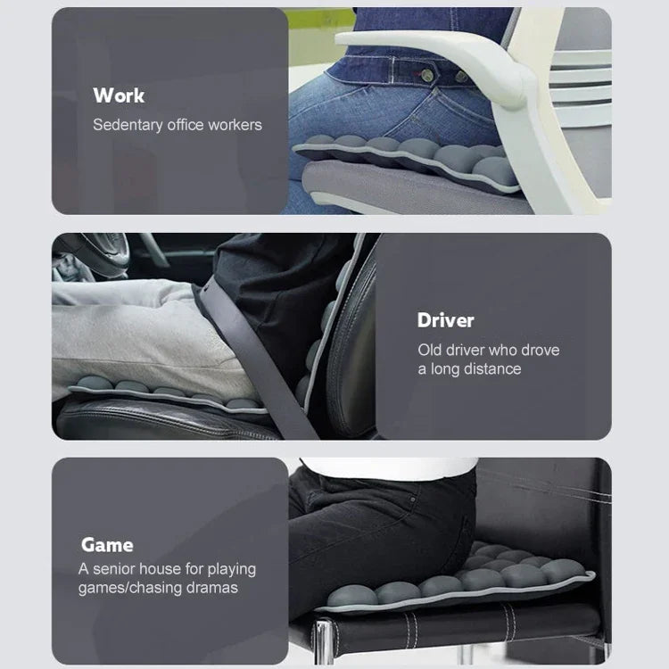 Air Cushion 3D Airbag Breathable Office Beautiful Buttocks Cushion Decompression Massage Cushion