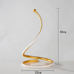 LED Spiral Table Lamp Home Living Room Bedroom Decoration Lighting Bedside Light, EU Plug, US Plug, UK Plug, AU Plug, Without Plug