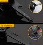 15 in 1 Outdoor Camping Survival Tool Foldable Multifunctional Pocket Plier, 11 in 1