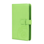 3-Inch Photo Album Holds 96 Photos PU Leather Large Capacity Storage Case with Multi-Pocket Pages