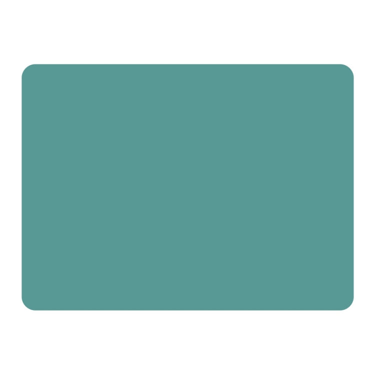 Nordic Style Food Grade Silicone Pad Tableware Environmental Insulation Pad Placemat, Green, Orange, Beige, Sky Blue, Dark Gray