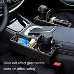SUSISUN SNH010 Car Seat Gap Storage Box, Positive Drive, Co-driver, Positive Drive USB Charging