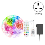 Bluetooth Suit Smart Music Sound Control Light Strip Waterproof 5050 RGB Colorful Atmosphere LED Light Strip With 24-Keys Remote Control, 5M 150 LEDs, 5M 300 LEDs, 10M 300 LEDs, 10M 600 LEDs, 15M 450 LEDs, 20M 360 LEDs, 30M 540 LEDs