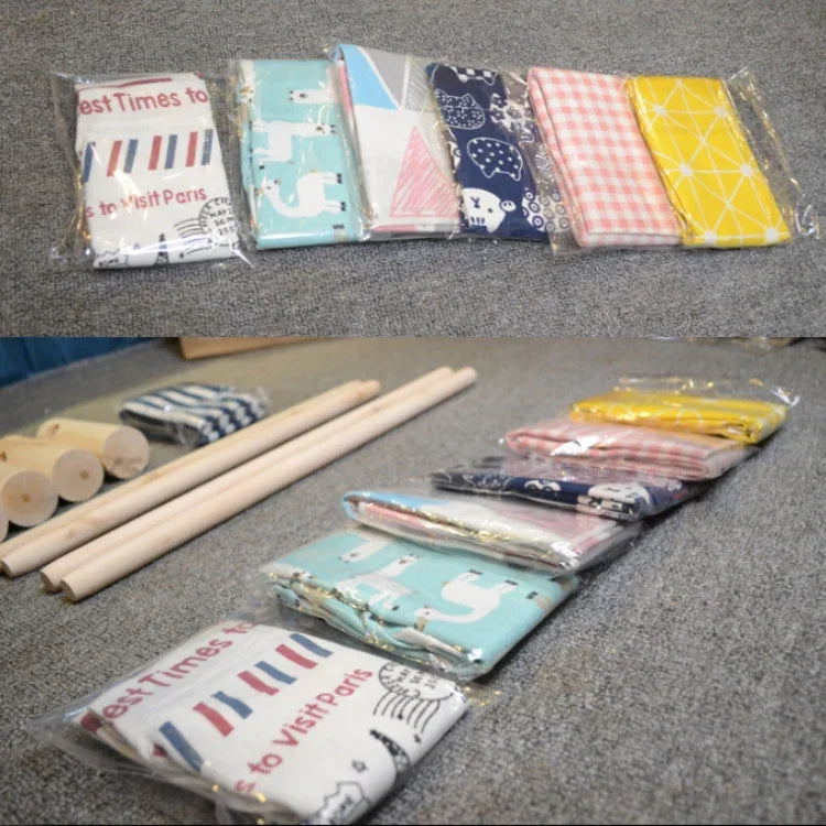 47x52cm Four Seasons Universal Removable And Washable Pet Bed Pet Nest, Small Yellow Duck, Small Color Triangle, Small Wooden Gray Bottom, Small White Cat Head, Small Wooden Alpaca, Small Blue Cat Head, Small Pink Square