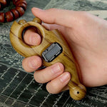 Buddhist Beads Chanting Rolling Automatic Induction Digital Display Electronic Counter, Rolling Induction-Sandalwood