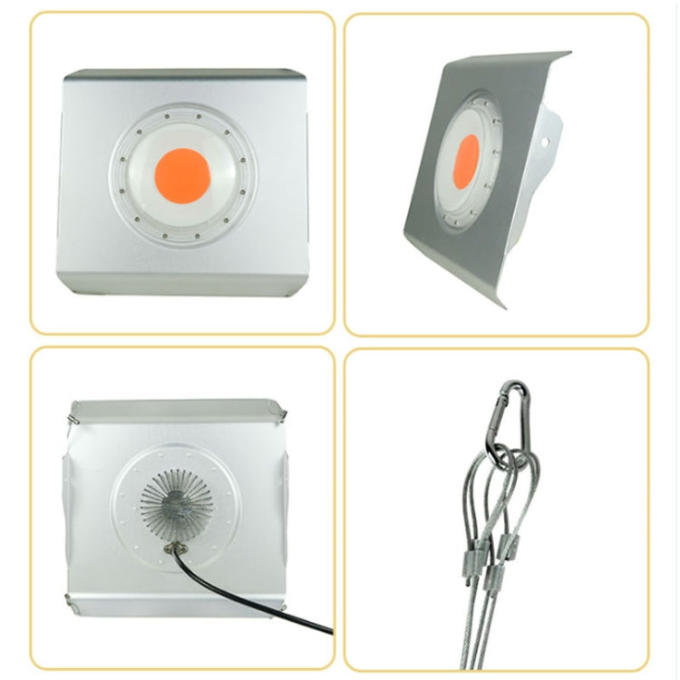 75W Plant Growth Light Ultra-Thin High-Brightness Full-Spectrum COB Indoor Greenhouse Light With Plug, EU Plug