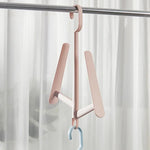 Multifunctional Outdoor Windproof Clothes Rack Balcony Shoe Rack Random Color