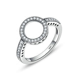 S925 Sterling Silver Womens Inlaid Ring, 6, 7, 9
