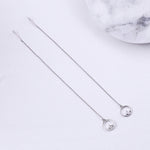 Valentine Day Gift Simple S925 Sterling Silver Stud Earrings, SCE080