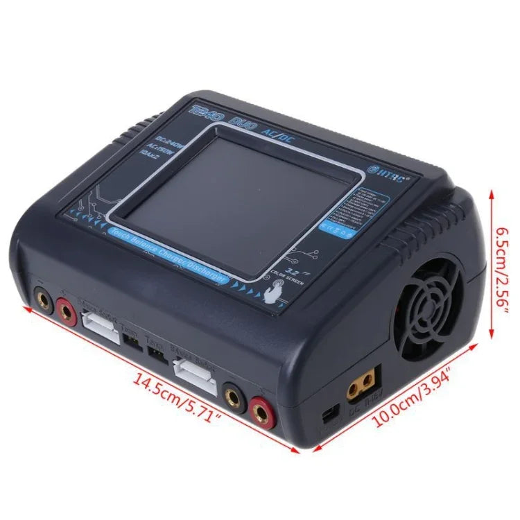 HTRC T240 Touch Balance Model Airplane Lithium Battery Charger Remote Control Car Toy B6 Charger,, EU Plug, US Plug