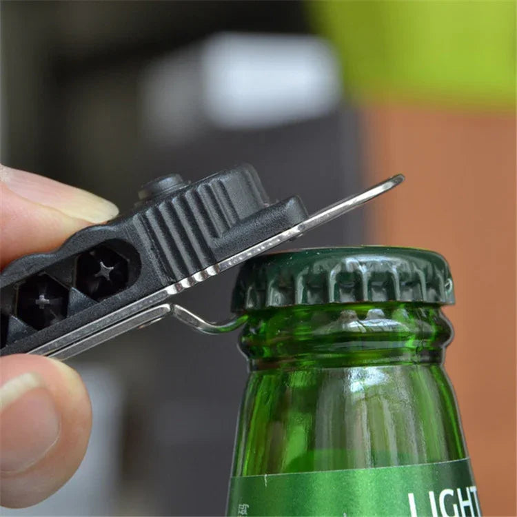 Mini Portable Multifunctional Combination Tool Magic Screwdriver Multifunctional Screwdriver Bottle Opener, Screwdriver Bottle Opener