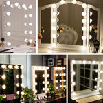 Mirror Front Light Dimmable Makeup Mirror USB Touch Control Light, 2 LEDs, 6  LEDs, 10  LEDs, 14  LEDs