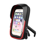 Mountain Bike Card Holder Touch Screen Mobile Phone Holder Motorcycle Electric Vehicle Waterproof Navigation Bracket Shade Mobile Phone Holder, Handlebars, Rearview Mirrors