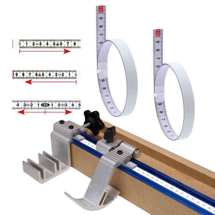 Sticky Scale Steel Ruler with Glue Scale Tape Measure Self-adhesive Ruler, 1m Positive, 2m Positive, 3m Positive, 4m Positive, 5m Positive, 1m Reverse, 2m Reverse, 3m Reverse, 4m Reverse, 5m Reverse, 1m Middle Point, 2m Middle Point, 3m Middle Point   ...