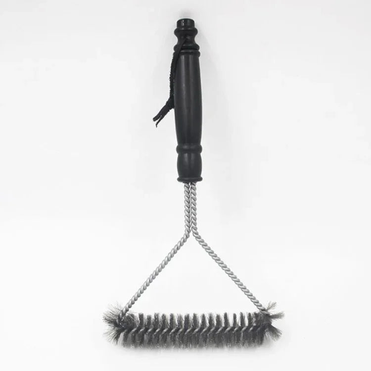12 inch BBQ Brush Stainless Steel Wire Bristles Cleaning Brushes with Handle, 12 inch