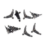 10 PCS Antique Bronze Jewelry Gift Box Wood Case Decorative Feet Leg Corner Protector, Jewelry Gift Box Corner Protector
