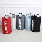 Portable Waterproof Hamper Dirty Clothes Large Collapsible Washing Laundry Basket Bag