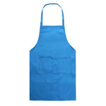 2PCS Kitchen Chef Aprons Cooking Baking Apron With Pockets, Black, Red, Rose Red, Green, Blue, Purple, Yellow, Coffe, Orange