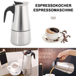 Stainless Steel Moka Coffee Maker Pot Filter