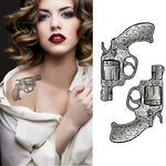 2 PCS Small Full Arm Temporary Waterproof Tattoo Stickers