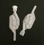 Water Seal Exhaust One way Home Brew Wine Fermentation Airlock Brewing Sealed Plastic Air Lock Check Valve Water Sealed Valves, Uncovered plain check valve, Common check valve with cover