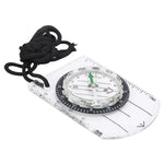 Professional Mini Compass Map Scale Ruler Multifunctional Equipment Outdoor Hiking Camping Survival, Mini