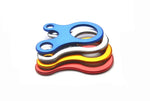 10 PCS Camping Tent Cord Rope Fastener Carabiner Hook Hanger Tightener Wind Rope Buckles, Aluminum alloy buckle(Blue), Aluminum alloy buckle(Silver)