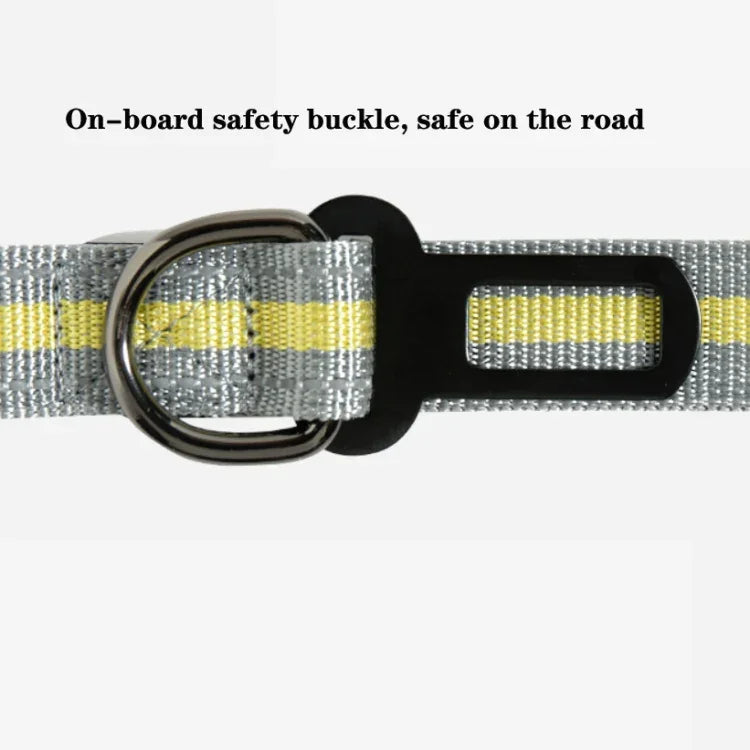 Dog Outdoor Anti-Scourge Traction Rope Nylon Reflective Elastic Stretch Dog Walking Rope, Elastic Stretch Yellow, Elastic Stretch Green