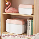 Multifunctional Household Dustproof Family Safety Emergency Storage Box Double-layer Medicine Case, S, L