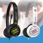 DANYIN DT326 Head-mounted Desktop Computer Children Learning Wire Headset with Microphone, Cable Length:1.8m, DT326 3.5mm Two-hole White, DT326 3.5mm Two-hole Black, DT326 Single Hole Four-level White, DT326 Single Hole Four-level Black                ...