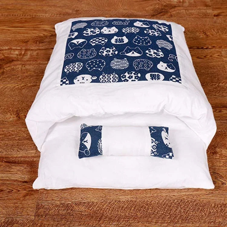 Closed Removable and Washable Cat Litter Sleeping Bag Winter Warm Dog Kennel, S, M, L