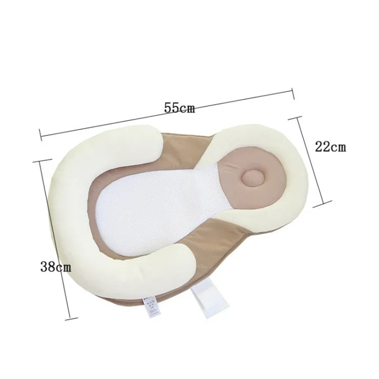 Baby Pillow Infant Newborn Mattress Pillow Baby Sleep Positioning Pad Prevent Flat Head Shape Anti Roll Pillows