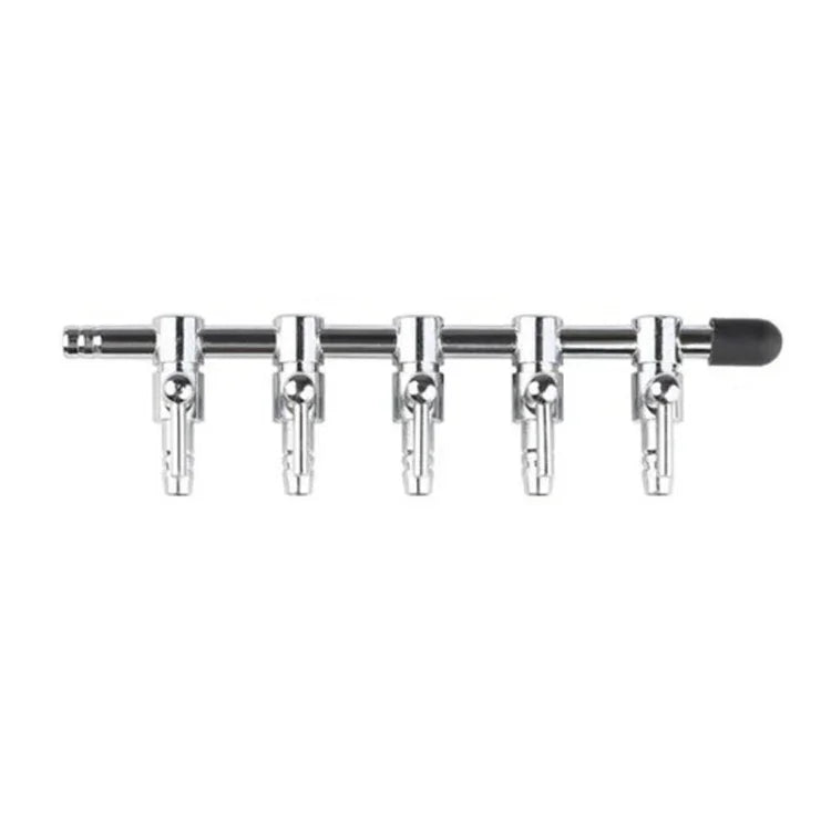 Fish Tank Oxygen Pipe Stainless Steel Distributor Oxygen Regulating Valve, One Head, Two Heads, Three Heads, Four Heads, Five Heads, Six Heads, Eight Heads, Ten Heads