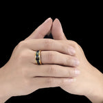 Smart Temperature Ring Stainless Steel Personalized Temperature Display Couple Ring, 6, 7, 8, 9, 10, 11, 12, 13