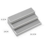 2pcs Three-Layer Stepped Seasoning Storage Rack Home Kitchen Storage Rack, Kitchen Storage Rack