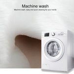 Faux Wool Leather Sofa Carpet Floor Mats Fleece Cushions Bay Window Mats, 60x180cm