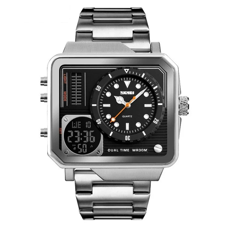 SKMEI 1392 Multi-Function Outdoor Sports Watch Business Double Display Waterproof Electronic Watch