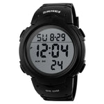 SKMEI 1068 Men Waterproof Outdoor Sports Digital Watch Student Fashion Watch, Red, Green, Blue, Black, Titanium, Golden, ArmyGreen