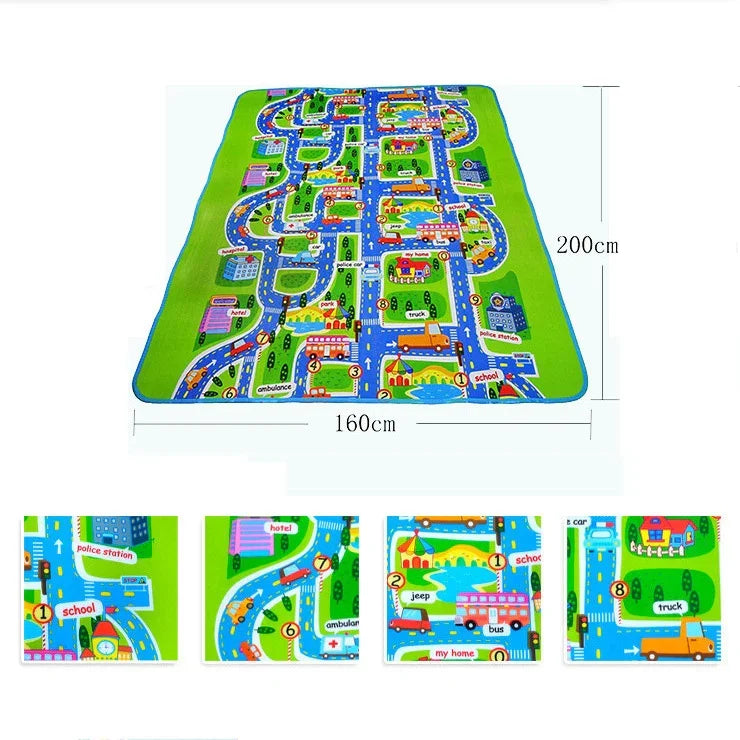 Kids Rug Foam Mat Baby Play Mat Toys for Children Crawling Carpet, 200cmx160cmx5mm