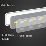 LED Three Lights Hot Cold Water Faucet Bathroom Waterfall Faucet CN Plug, Black, Electroplating Silver