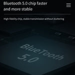 BT201 Bluetooth 5.0 USB 2 in 1 Bluetooth Audio Receiver Transmitter with LCD Display, Bluetooth Audio Receiver Transmitter with LCD Display