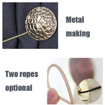 E003 Metal Curtain Magnetic Buckle Strap Curtain Clip Bedroom Living Room Free Perforated Curtain Buckle, Gold, Silver, Blu Ancient, Red Ancient