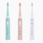 DELIPU Electric Toothbrush Rechargeable Sonic 5-Speed Adjustment Children Adult Household Waterproof Soft Hair Whitening Toothbrush, USB Charging Cable  (Blue), USB Charging Cable (White), USB Charging Stand (Blue), USB Charging Stand(Pink)