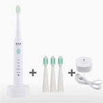 DELIPU Electric Toothbrush Rechargeable Sonic 5-Speed Adjustment Children Adult Household Waterproof Soft Hair Whitening Toothbrush, USB Charging Cable  (Blue), USB Charging Cable (White), USB Charging Stand (Blue), USB Charging Stand(Pink)