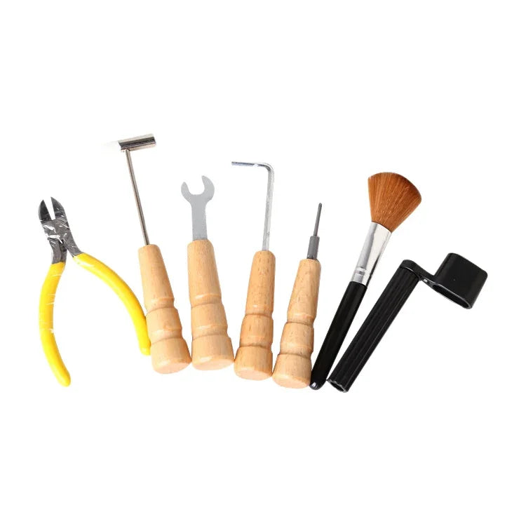 7 Piece Set Guitar String Changing Kit Guitar Repair & Care Tool, Guitar String Changing Kit