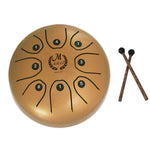 MEIBEITE 5.5-Inch C-Tune Sanskrit Drum Steel Tongue Empty  Worry-Free Drum, MEIBEITE Golden, MEIBEITE Purple, MEIBEITE Blue, MEIBEITE Green, MEIBEITE White, MEIBEITE Red, MEIBEITE Black
