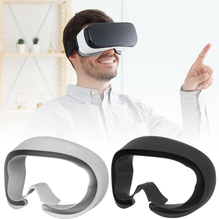 For Pico 4 VR Goggles Eye Pads  Silicone Protective Cover, For Pico 4 Eye Pads (Light Gray), For Pico 4 Eye Pads (Black)